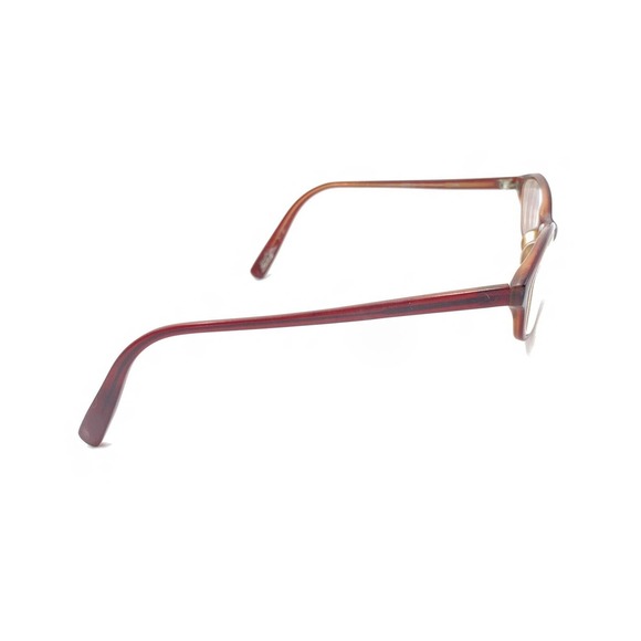 Oliver Peoples Maria SHA Ruby Red Rectangle Eyeglasses Frames 49-16 135 Designer - Picture 4 of 12